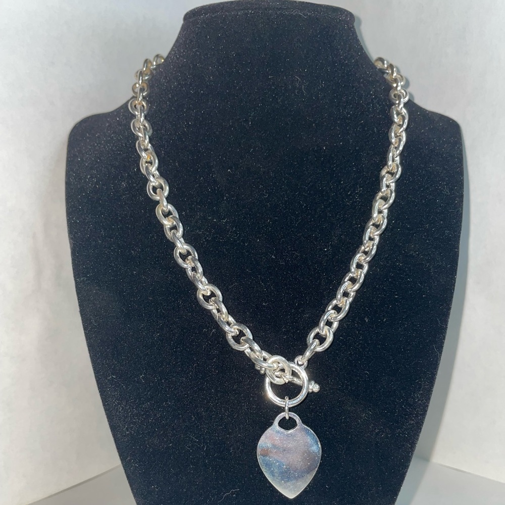 Vintage Heart Necklace and Bracelet Set